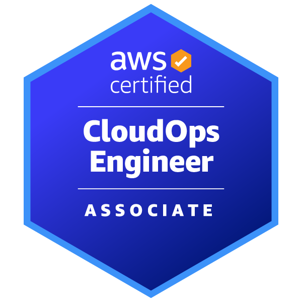 AWS Certified CloudOps Engineer Badge